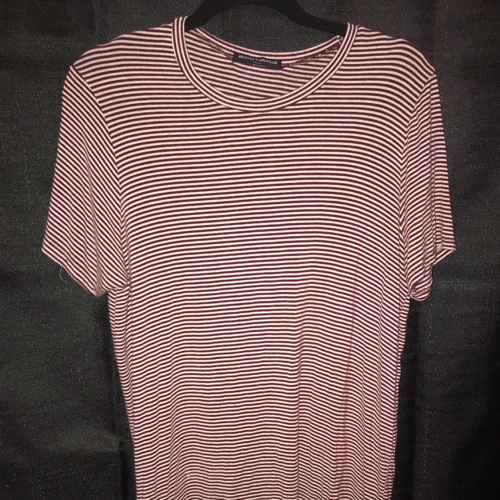 Striped T shirt dress